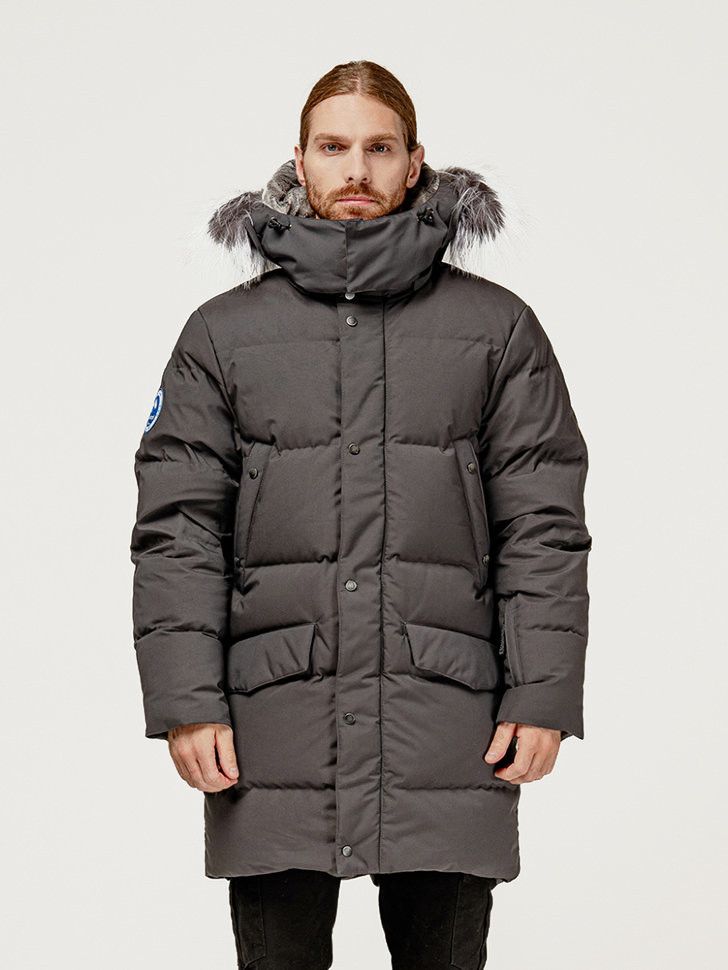 Пуховик Аляска Top Arctic Goose мех ЧБК